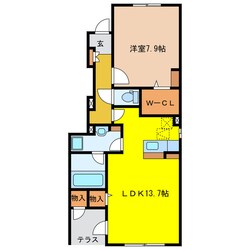 サニータウンの物件間取画像